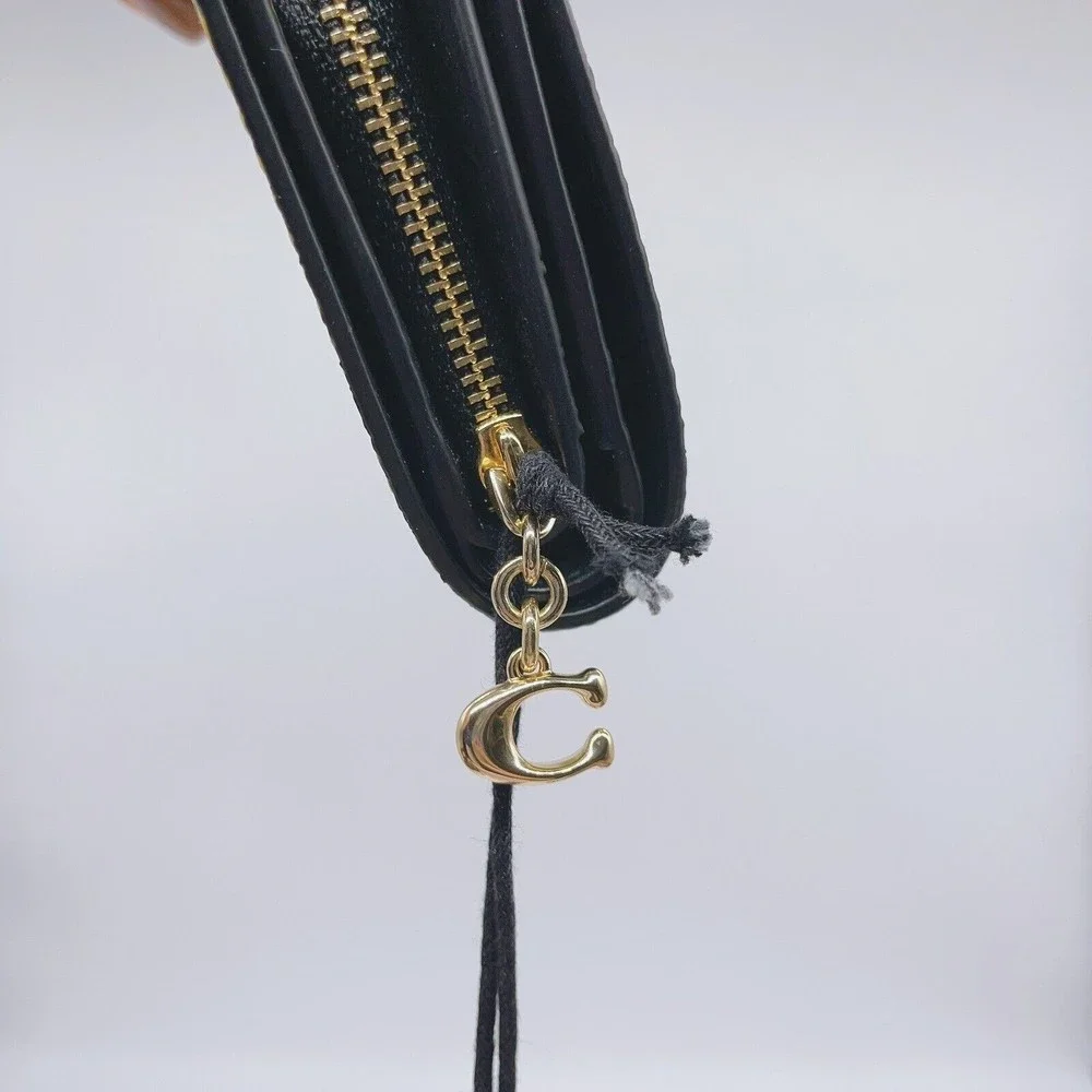 Coach C7446 Disney Mickey Mouse X Keith Haring Snap Zip Wallet NWT Org $198 - Picture 8 of 11